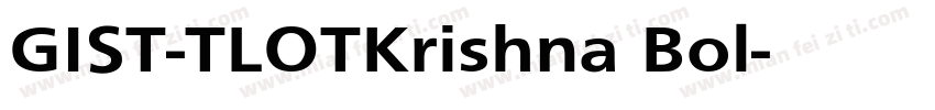 GIST-TLOTKrishna Bol字体转换